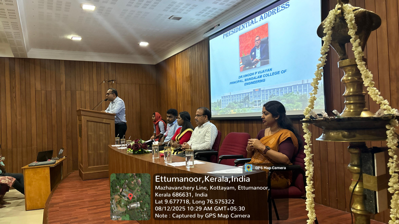 Inaugural programme at Mangalam college