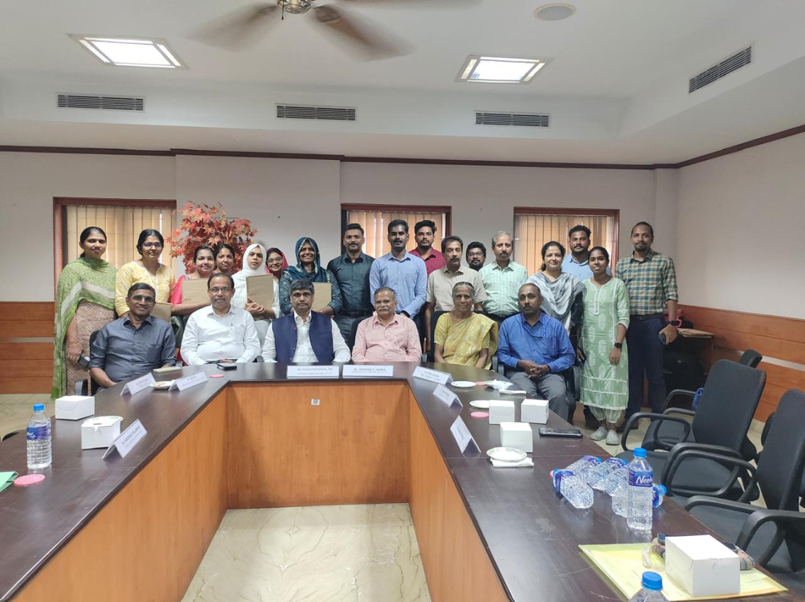 Chairman with Rubber Park Team and Faculties from Colleges