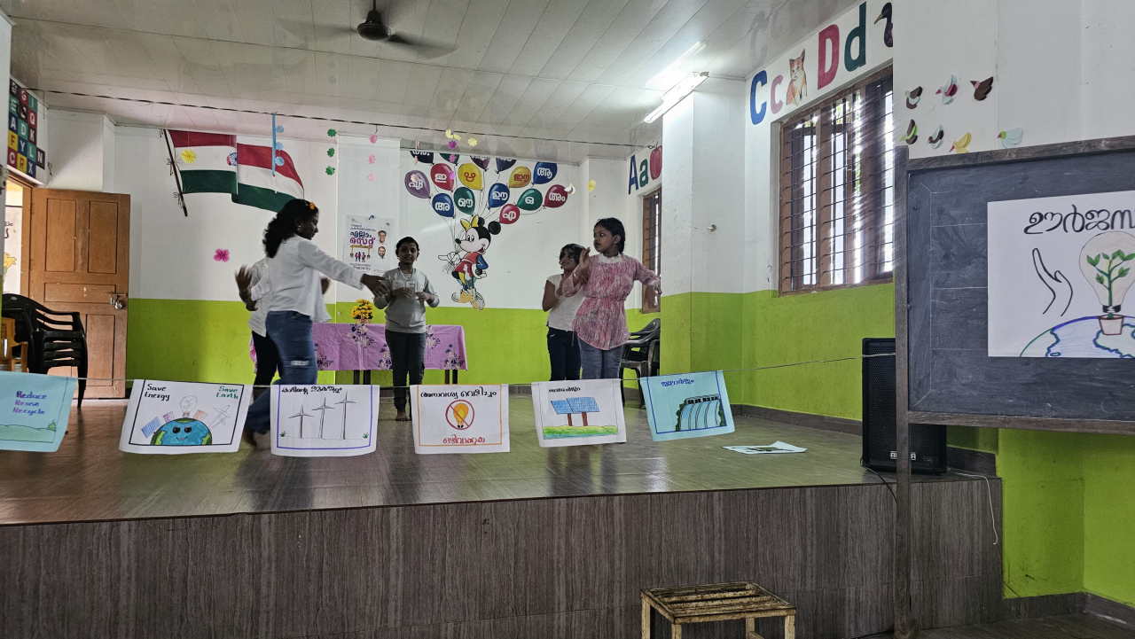 Cultural activities related to Energy Conservation Programme performed by student of NSS Govt School Irapuram