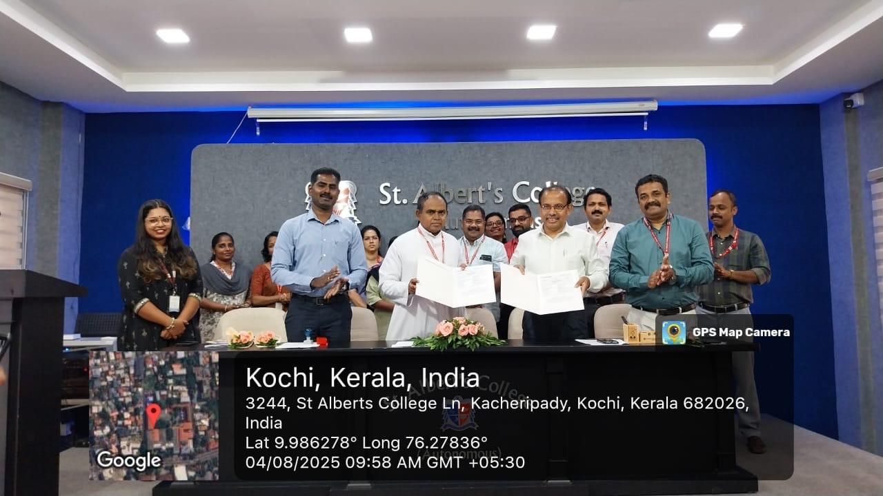 MoU signed with St Alberts College Ernakulam
