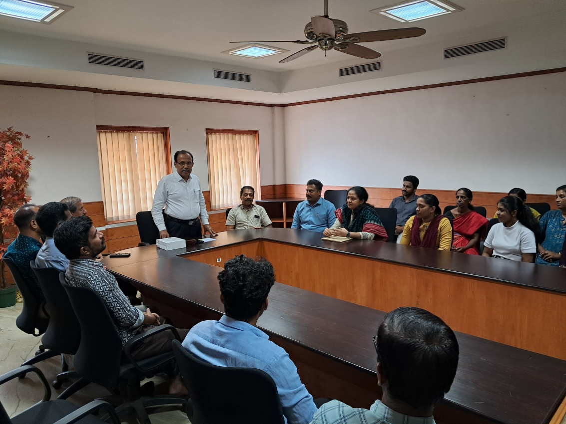 Internship Certificate handing over function at Rubber Park