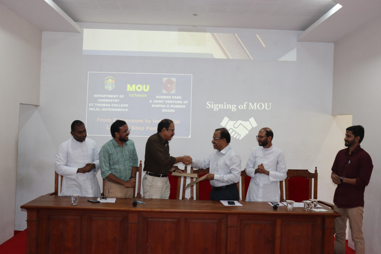MoU signed with St Thomas College Pala